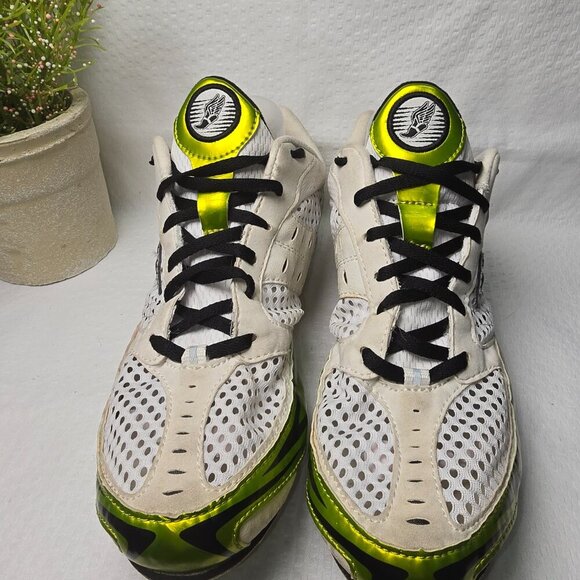 MENS SAUCONY TRACK SHOES SIZE METAL SPIKE MESH TOP VELOCITY DISTANCE SIZE 10 - Picture 5 of 11